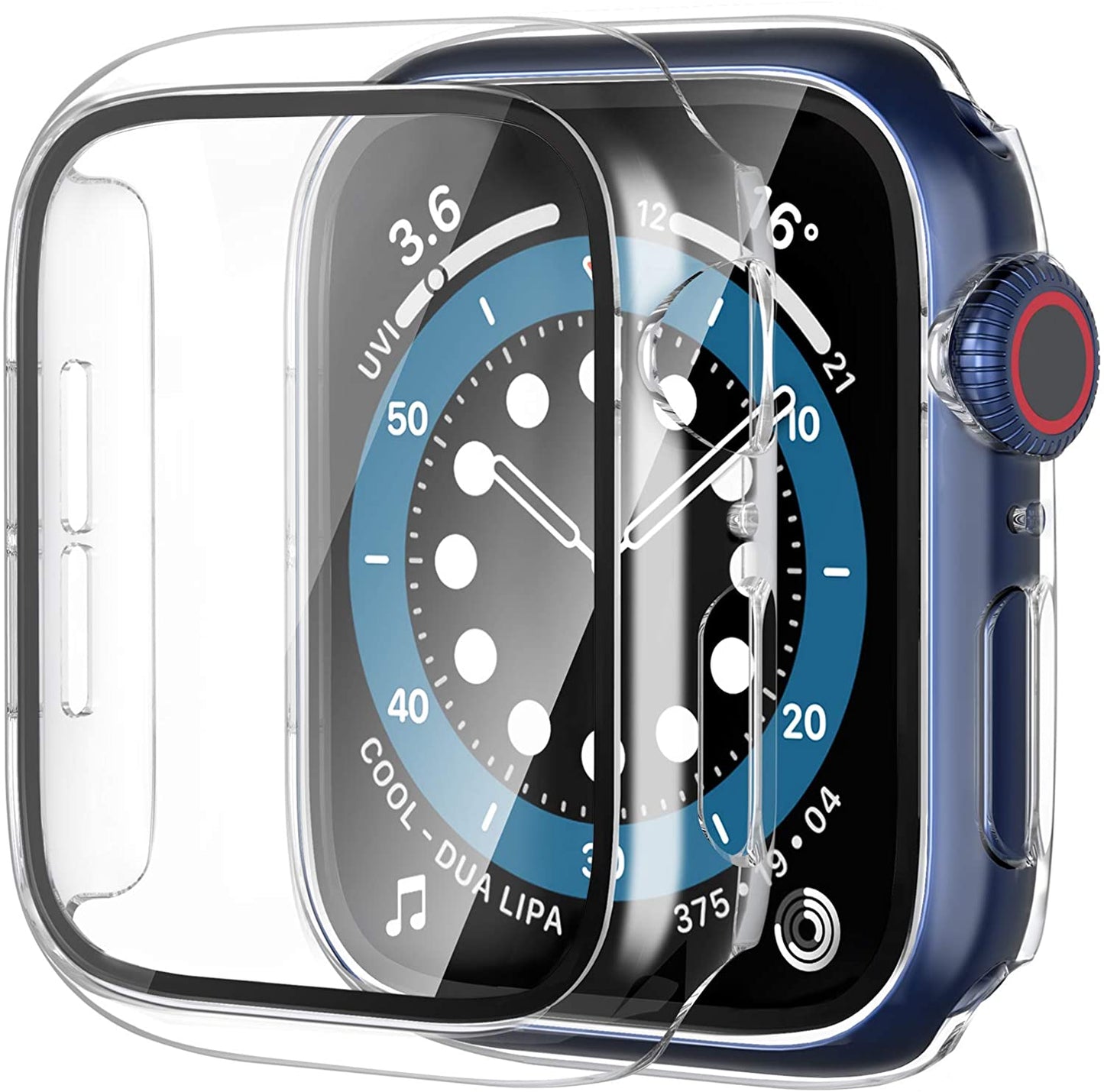 Crystal ™ - Protector de pantalla Apple Watch con vidrio templado