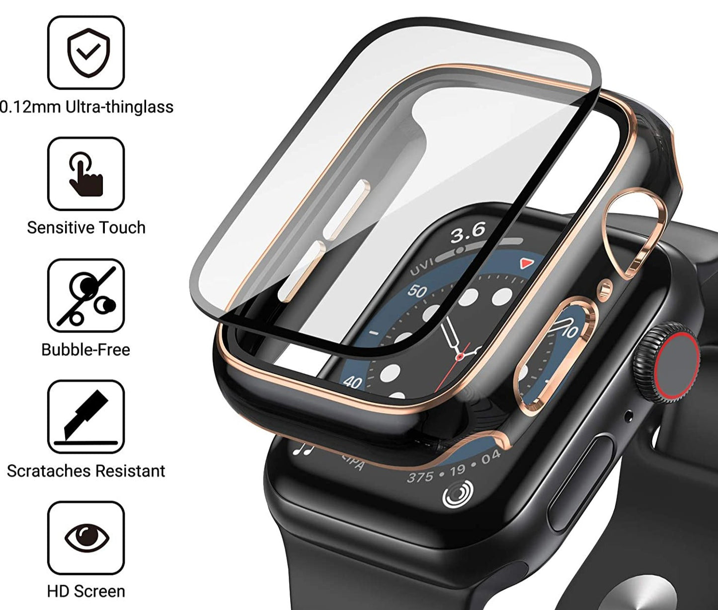 Diamond™ - Protezione per Apple Watch + Lamina