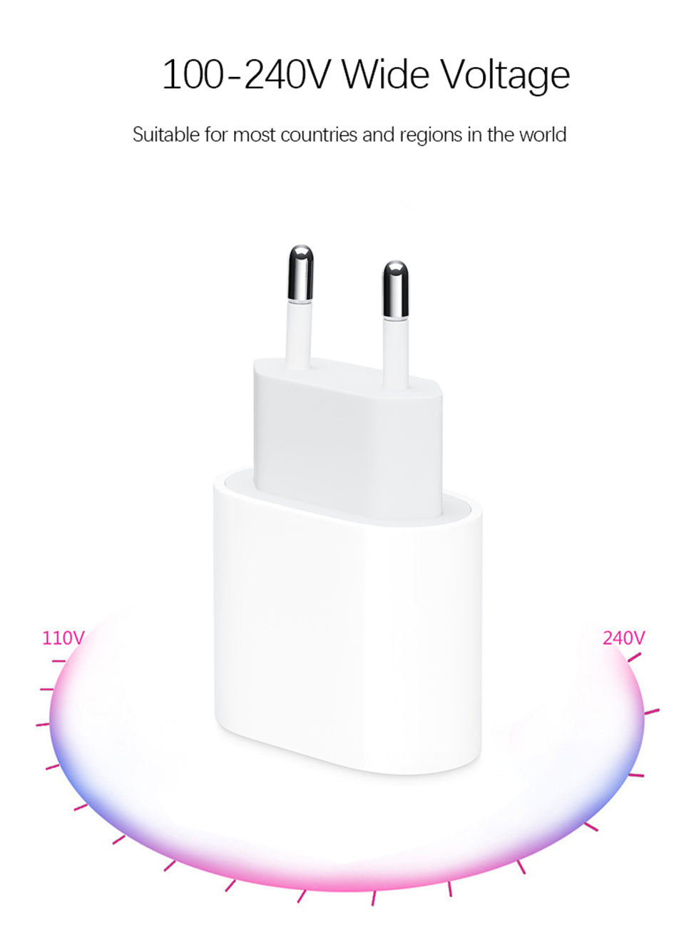 18W PD 3.0 fast charging adapter